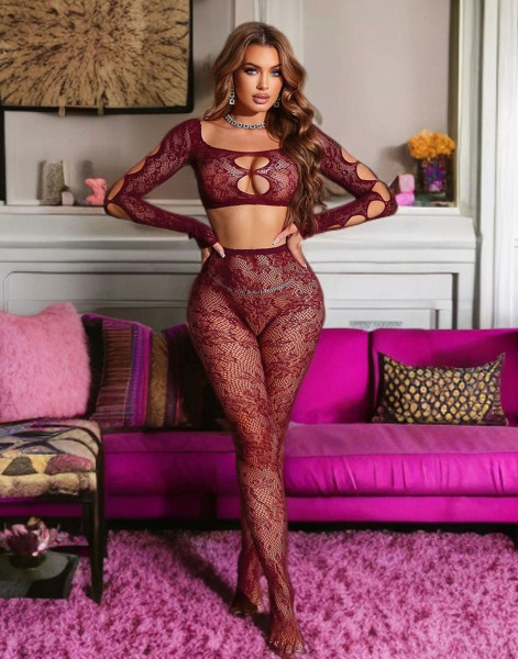 #FEELINGLIKEAPRINCESS - NETZ-SET [Snap Shot] bordeaux