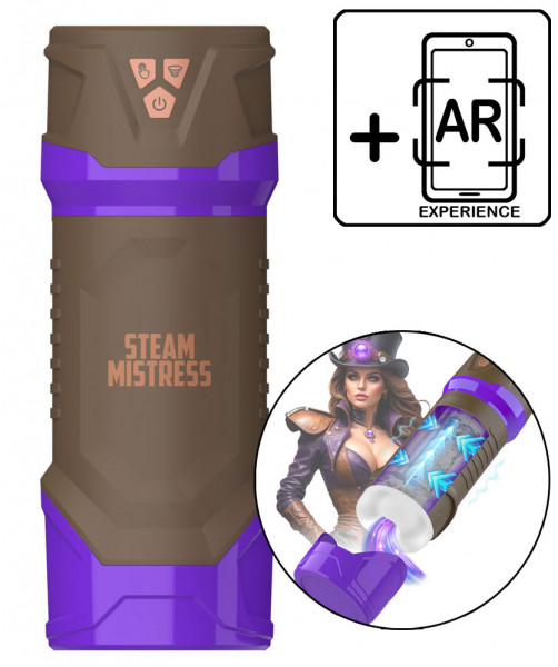 MISTY - STEAM MISTRESS - MULTI-FUNKTION MASTURBATOR [Masturs by Shots] braun/violett