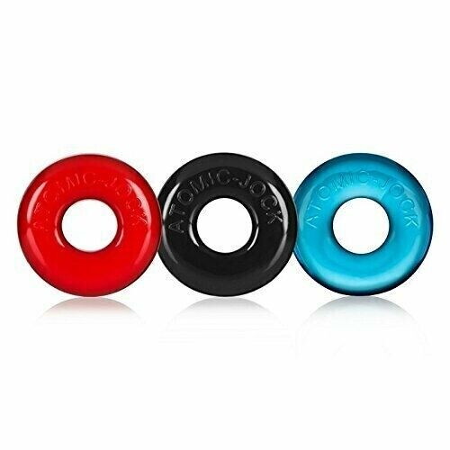 RINGER - COCK-RING SET [Oxballs] 3er-Pack rot/blau/schwarz